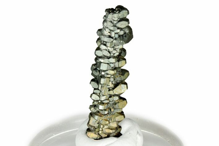 Iridescent Marcasite Crystal Stalactite - Linwood Mine, Iowa #324796